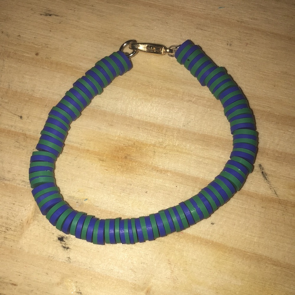 polymer clay bracelet